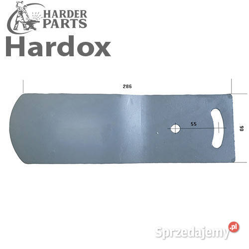 Listwa tylna odkładni HARDOX 10202P części do Suwałki