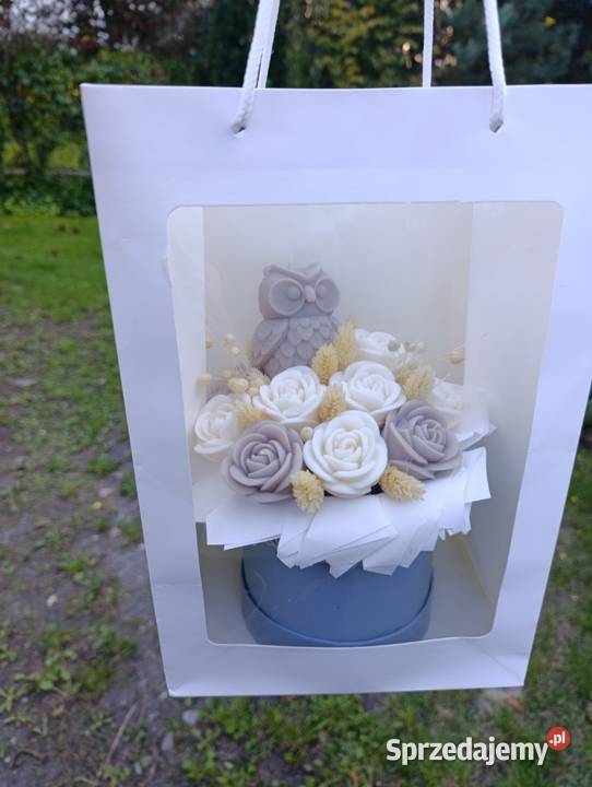 Flower box kwiatowy ze świec sojowych Łódź