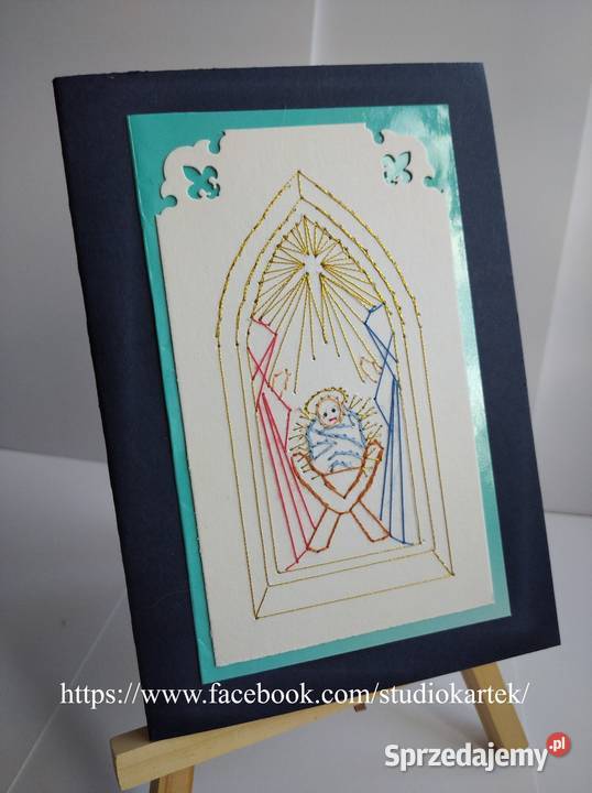 Kartki Boże Narodzenie hand made Rękodzieło podlaskie Białystok