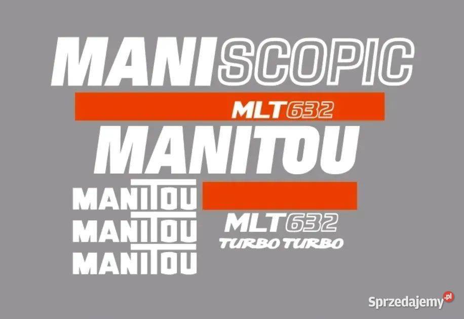 Naklejki oklejenie MANITOU MLT 632 Zamiennik Janików