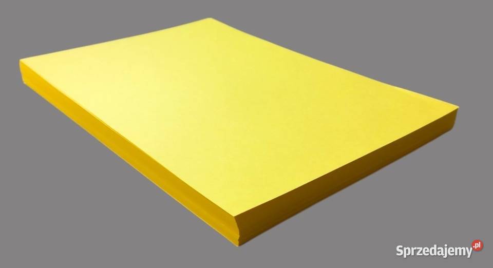 Papier ksero kolor żółty pastel 80g A4 90 kartek Chrzanów
