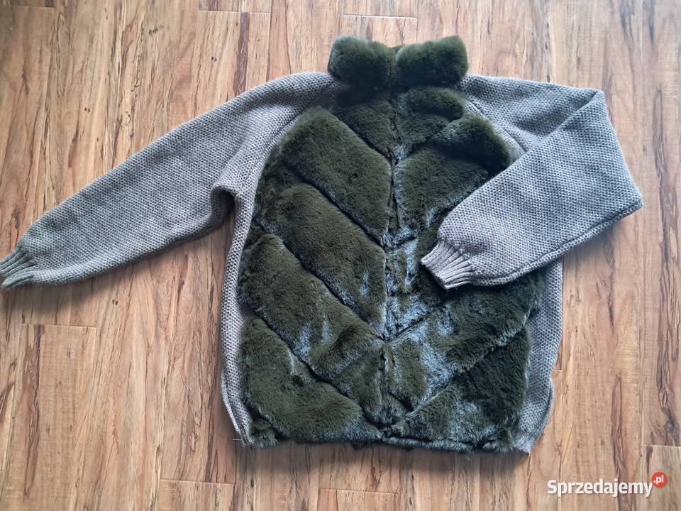 nowy ciepły sweter rozmiar z metki M ale to