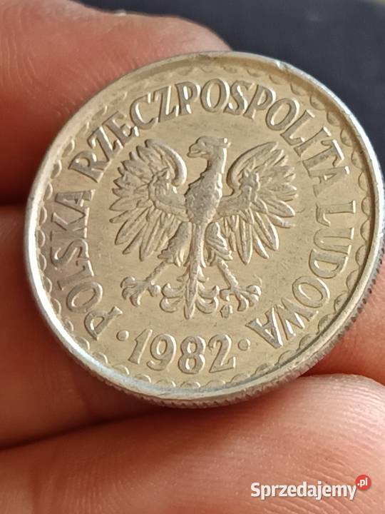 Sprzedam monete 1 zloty 1982 lekka skretka Chełm