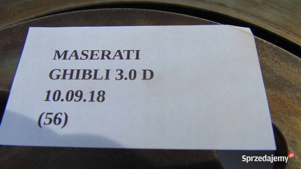 TARCZ TARCZE HAMULCOWE PT MASERATI GHIBLI 30D Układ hamulcowy Nowy Tomyśl