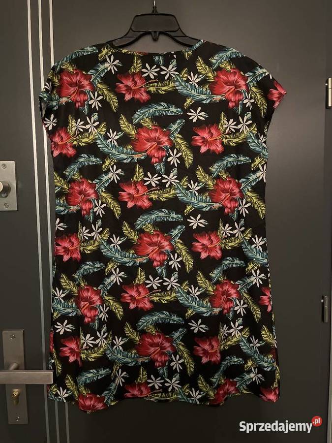 Shein sukienka modny wzór kwiaty hawajska hit Choszczno