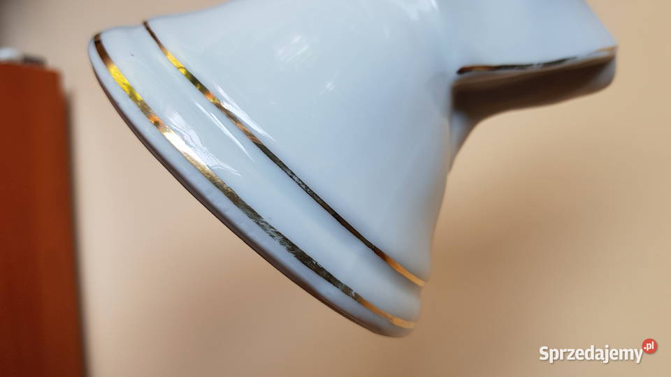 Lampa figurka Róg obfitości Ćmielów porcelana