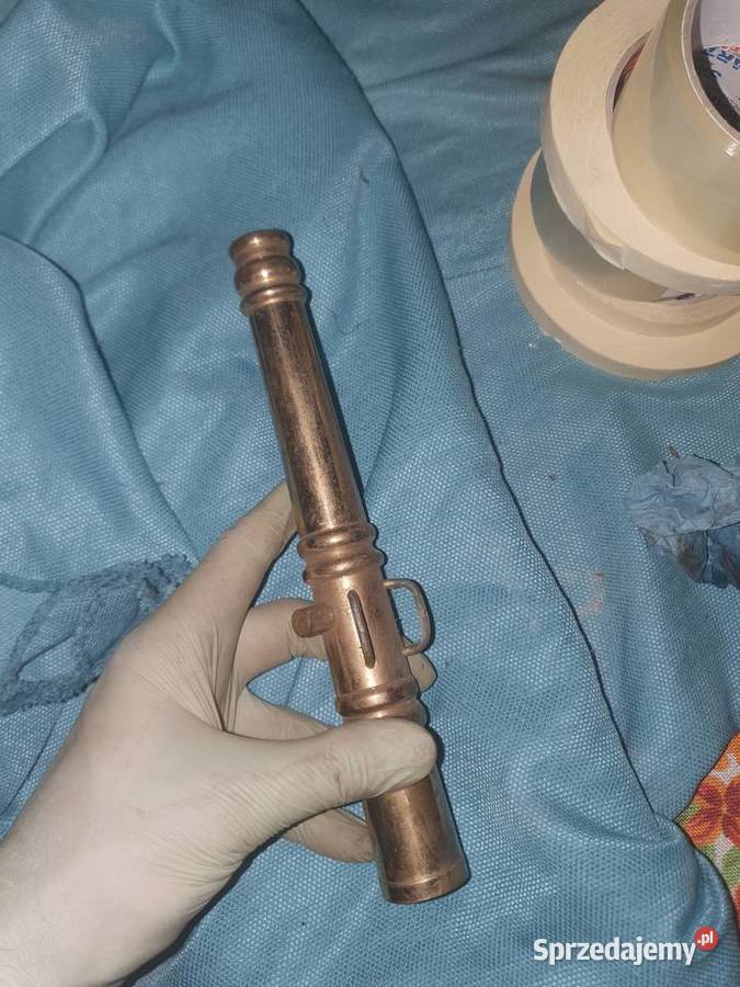 Część instrumentu stara armatka lufa na proch mazowieckie