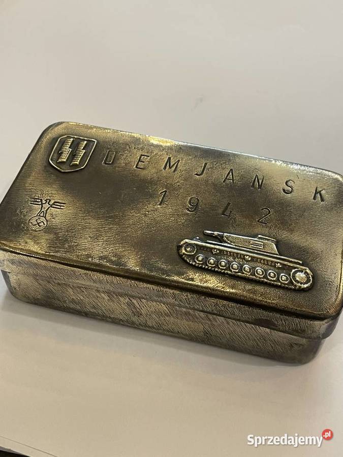 Niemiecki stalowy przybornik 1942 Demiańsk Kraków