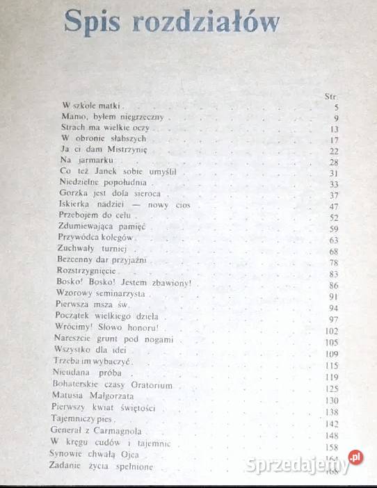O Janku przyjacielu młodzieży Maria Kączkowska Rok wydania 1985
