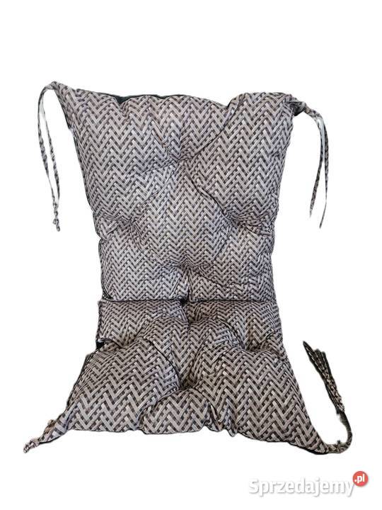 Poduszka na krzesło z oparciem Ratan Ogród Nowa Sól