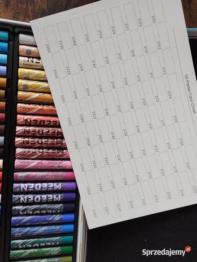 Pastele olejne 72 miękkie duży zestaw