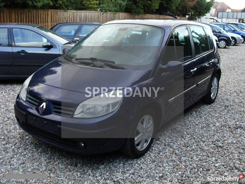 Renault Scenic niebieski komputer pokładowy Sopot