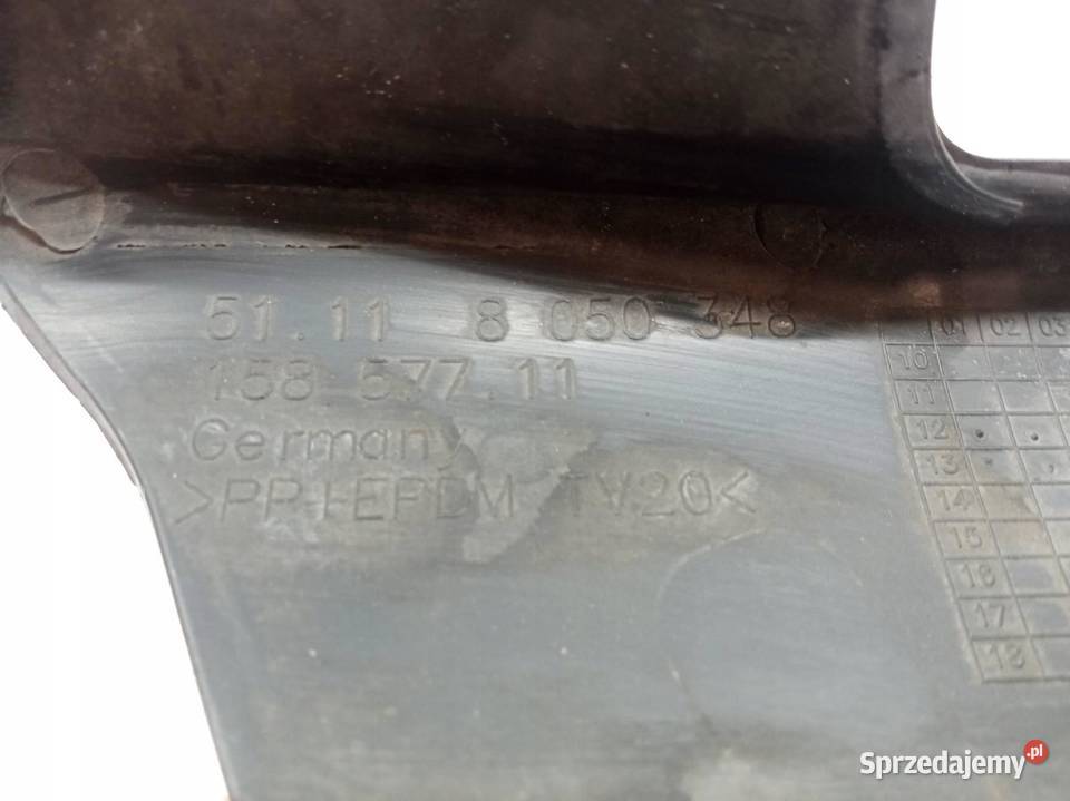 KRATKA ZDERZAKA PRAWY PRZÓD 8050836 8050348 Bmw