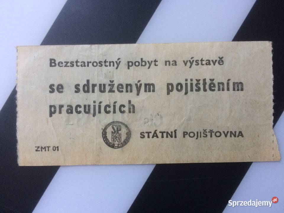 1051 Bilet Na Wystawę Brno Wrzesień Szczecin