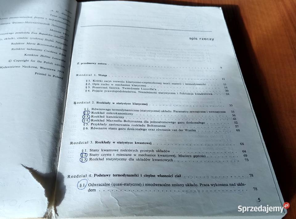 Podstawy fizyki statystycznej i termodynamiki A twarda