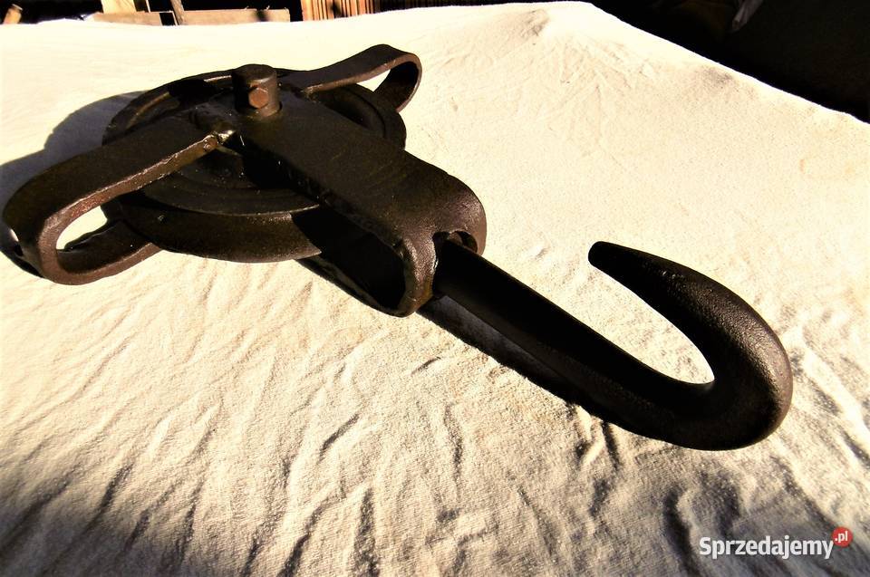 bloczek budowlany kułko rolka wciąg Vintage Dekoracje i ozdoby Namysłów