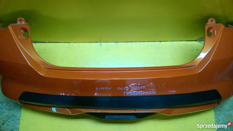 Nissan micra 2017 zderzak tył tylny Wrocław