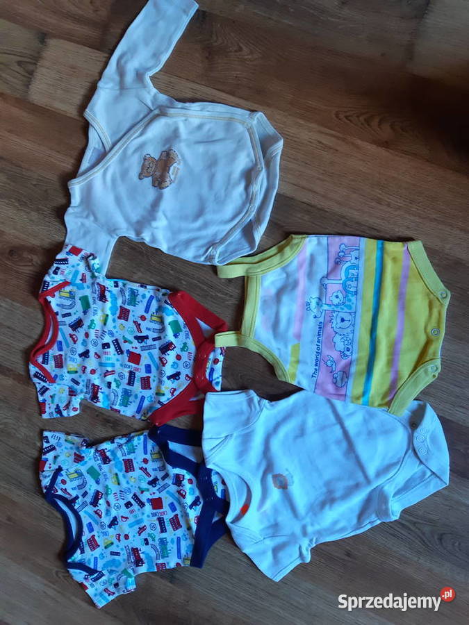 Kaftaniki 3zl body 5zl śpiochy okazja TANIO Rozmiar 56 Pewel Wielka