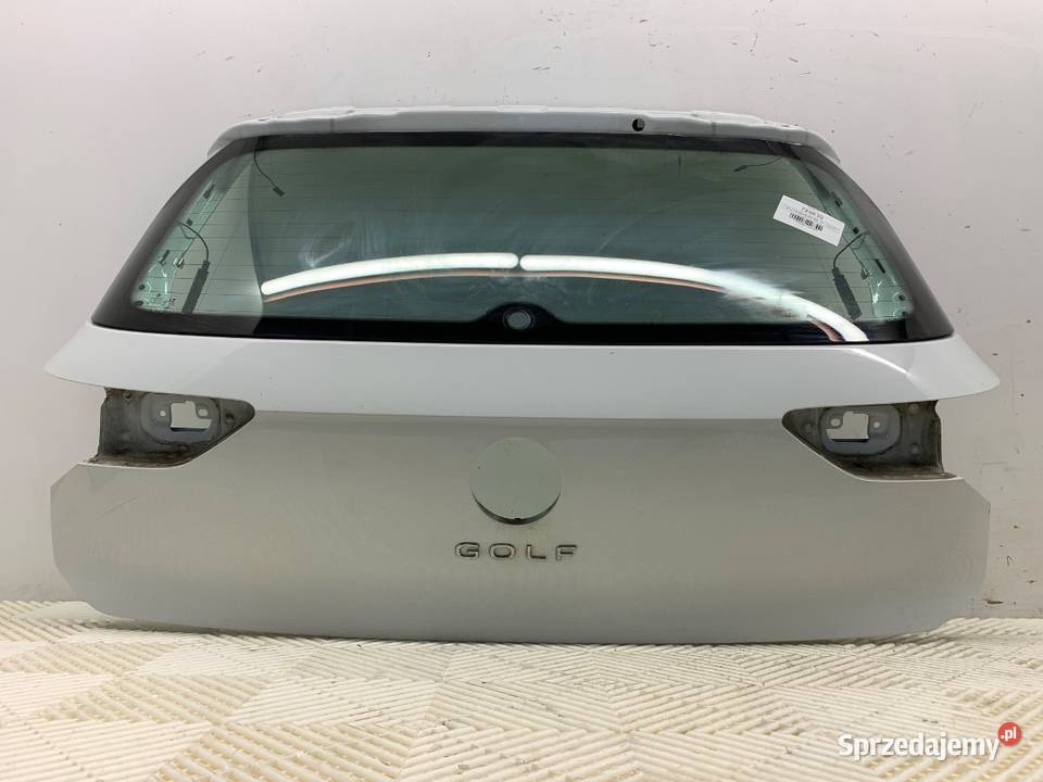 KLAPA TYŁ VW GOLF VIII Hatchback BIAŁY TYLNA