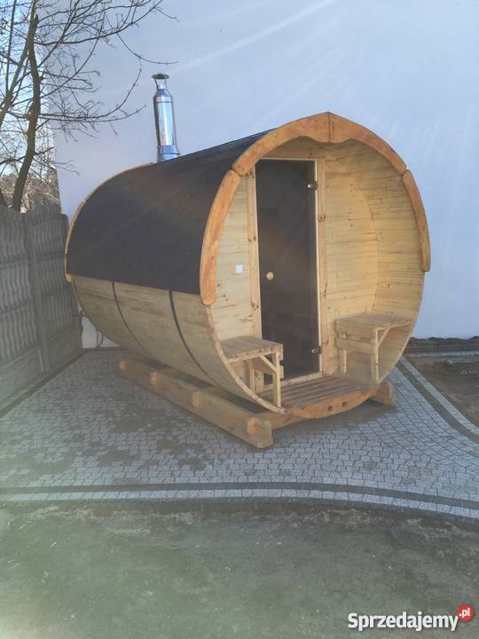 Sauna Ogrodowa Beczka Drewniana 300 z piecem Białystok