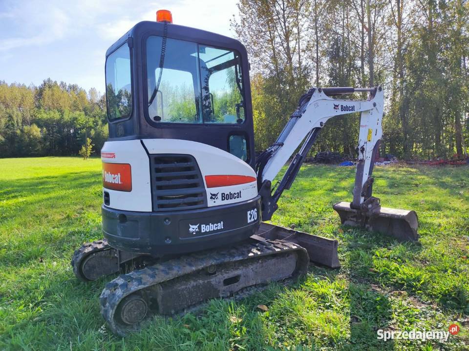 Minikoparka gąsienicowa Bobcat E26 2018 r POLSKI nie Dąbrowa Tarnowska