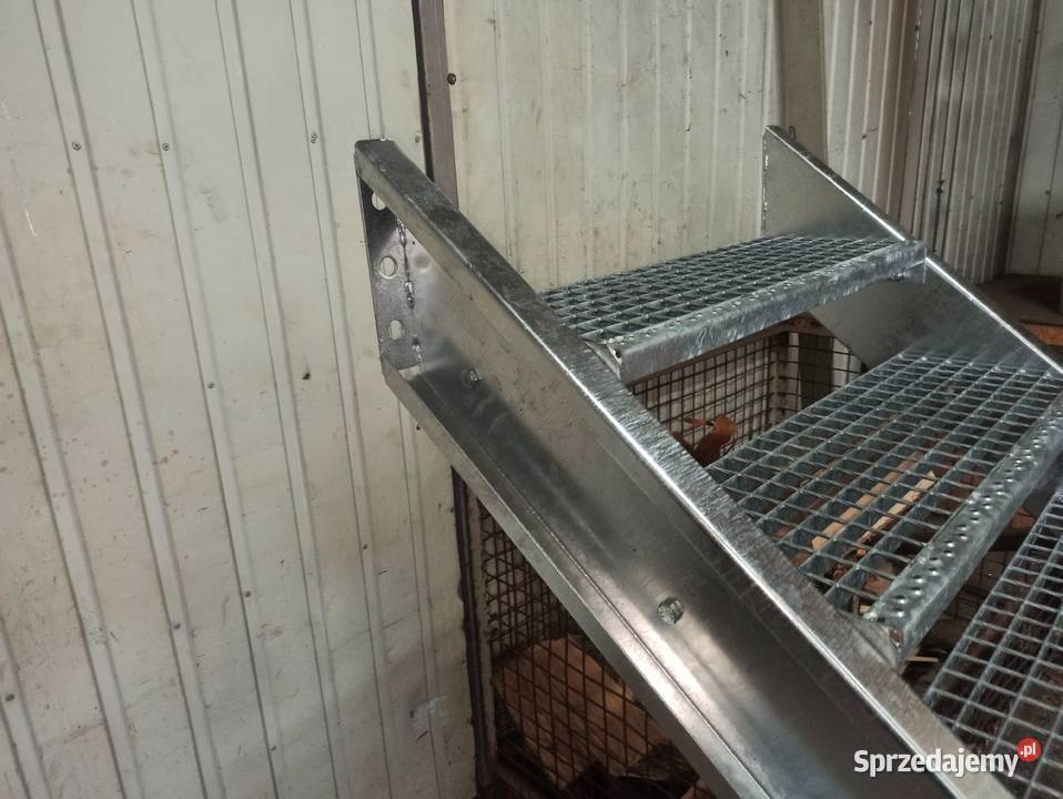 Schody metalowe stopnie wema wejście na wysokość lubelskie Elżbieta