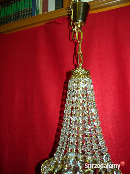 Żyrandol kryształowy Maria Theresa gruszka Katowice