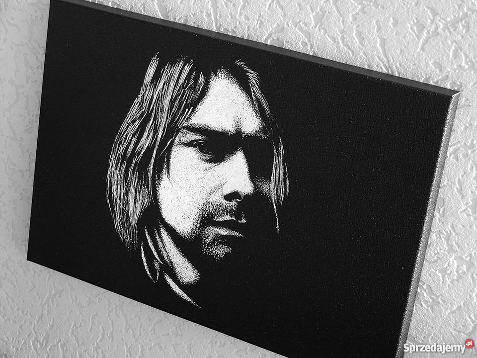 Kurt Cobain Obraz wykonany ręcznie Sandomierz