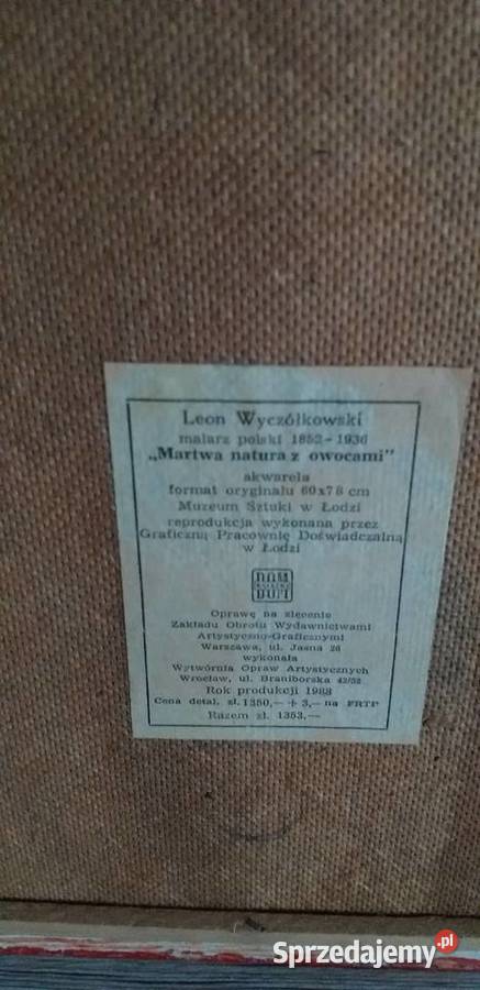 Obraz z czasów prl Malarstwo łódzkie