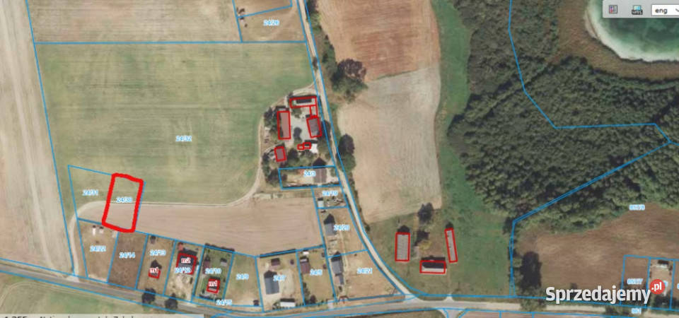 Działka budowlana Wiekowo 300 m jeziora