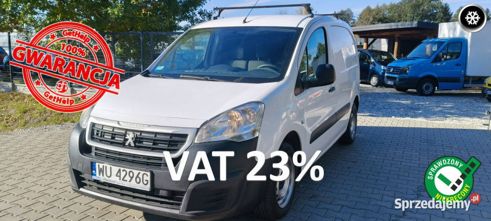 Peugeot Partner B ekonomiczny Klima 141 ESP