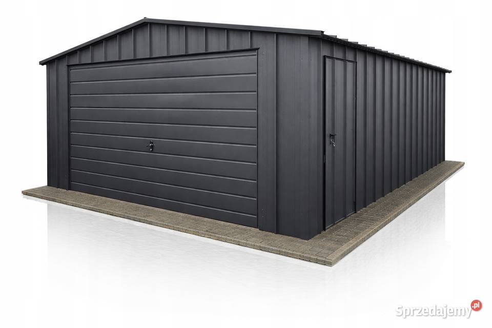 Garaż blaszany 4x6 na rąbek grafitowy dach małopolskie Jodłownik sprzedam