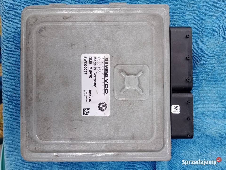 Komputer silnika n52b25 BMW 1 3 5 6 X3 X5 Rok produkcji 2005 Międzyrzec Podlaski