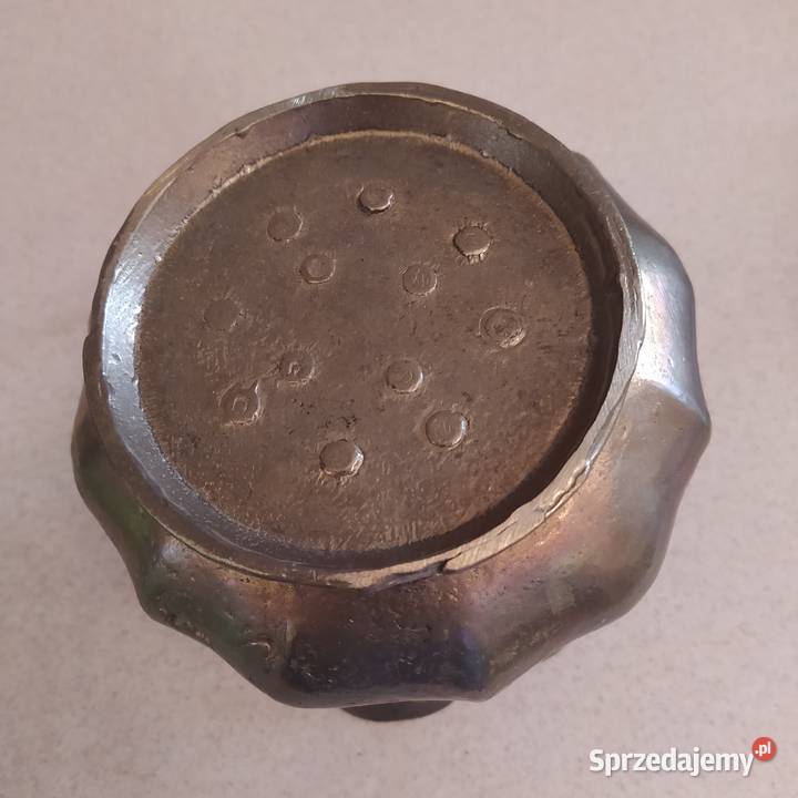 Dzbanek z masywnego mosiądzu Gdańsk