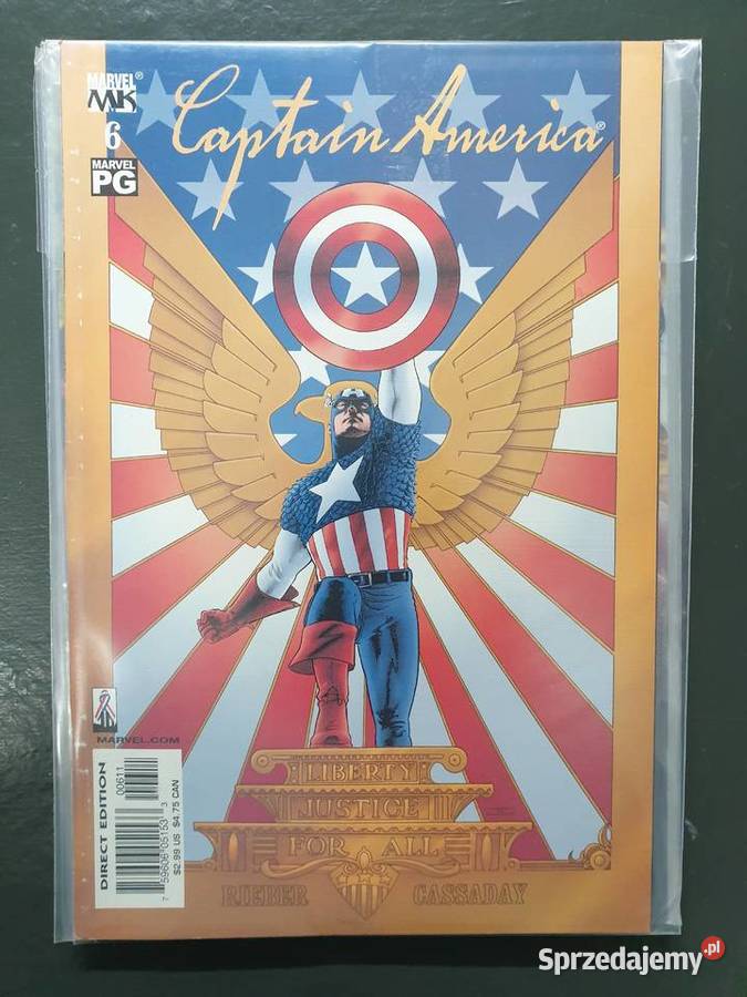Marvel Knights Captain America 6 komiksów Marvel Rok wydania 2002 sprzedam