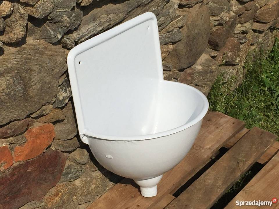 STARY ZLEW ŻELIWNY UMYWALKA NOWA DOSTAWA PRL Bielawa