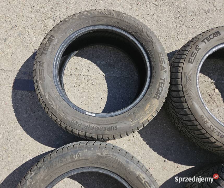 4 Opony zimowe 20555R16 ESA TECAR SuperGrip PRO Samochodowe Gdańsk