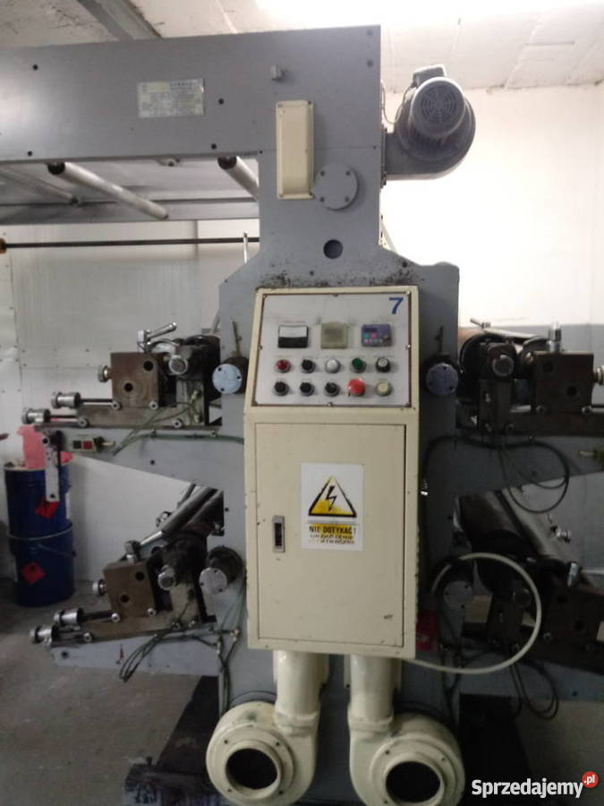 Drukarka fleksograficzna cztero kolorowa Produkcja Niesadna