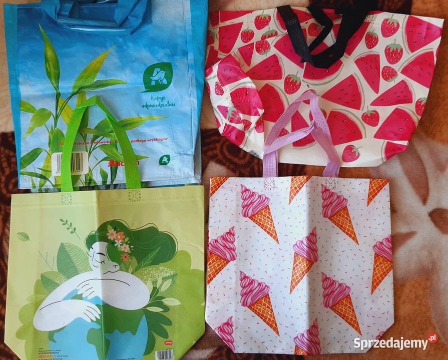 Torby na zakupy polipropylenowe 8 Nałęczów sprzedam