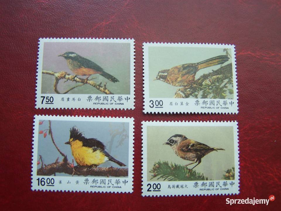Tajwan 1990 MNH Mi 192225 Fauna Ptaki