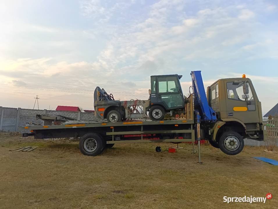 Auto pomoc 18t DMC 10t ładowność 49t udźwigu 150KM Wschowa