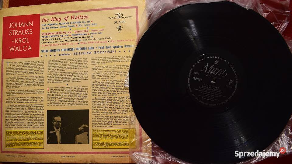Johann Strauss Król Walca płyta z roku 1962 w