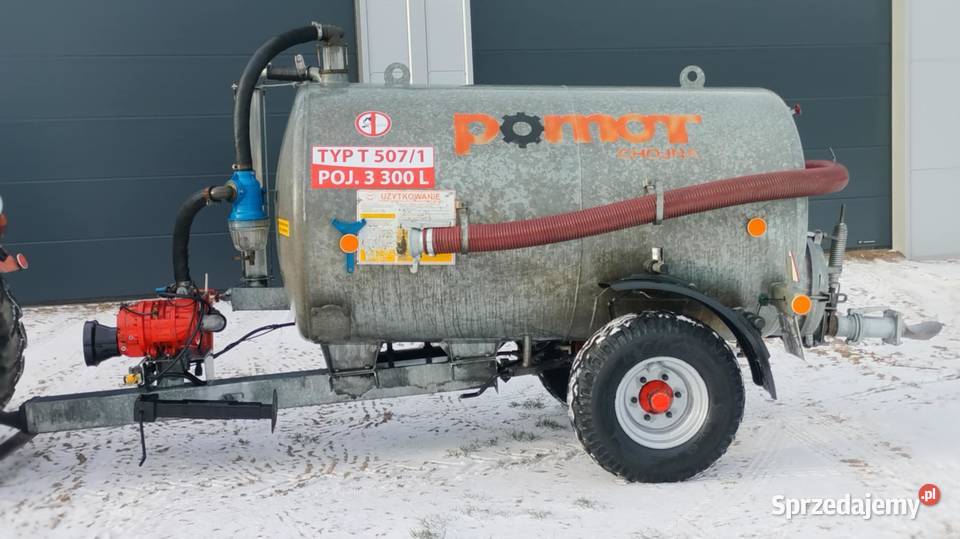 Beczkowóz Pomot 3300 litrów z 2015 roku Łuków