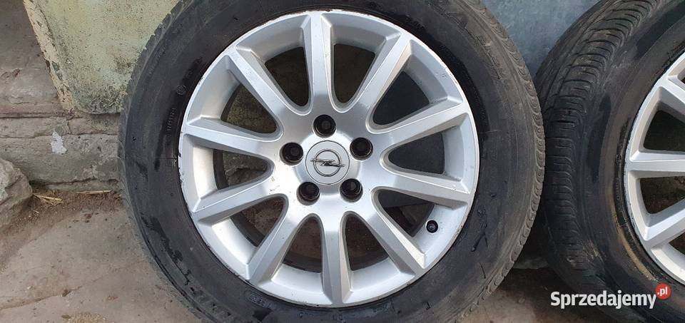 Koła Opel 16 5x110 ET37 z oponami letnimi Samochodowe Mętów