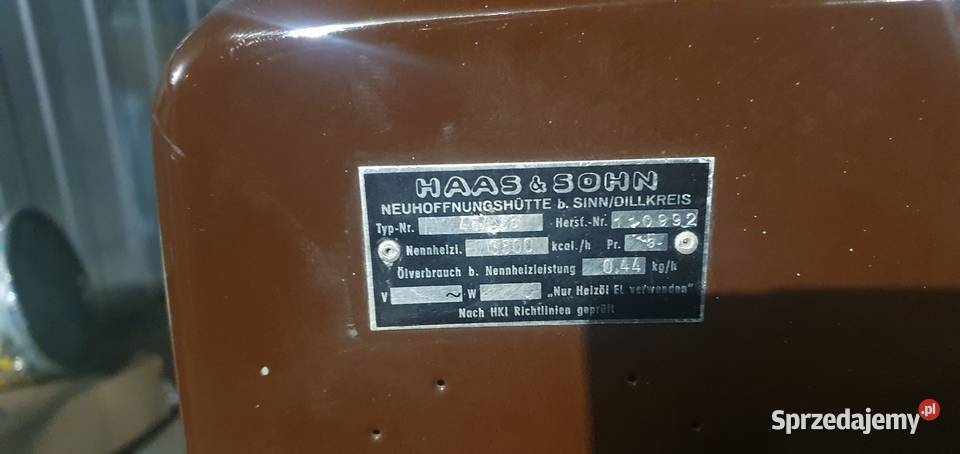 Piecyk koza piec na olej warmińsko-mazurskie Olecko