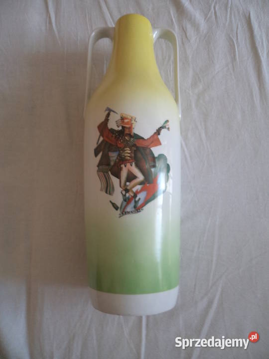 ĆmielówDuży wazon 48 Wysokości Porcelana i szkło wielkopolskie Kalisz