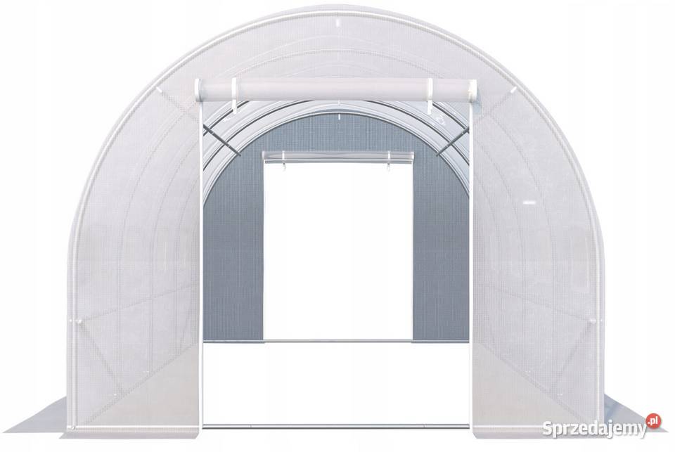 Tunel ogrodowy foliowy biały szklarnia folia Tunele i szklarnie wielkopolskie Poznań