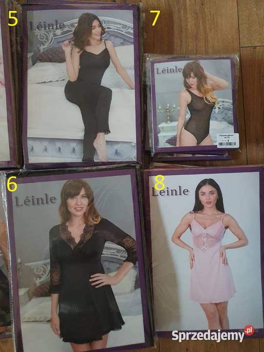 Zestaw nowe piżamki piżamy damskie Leinle OKAZJA kolorowy śląskie Tychy