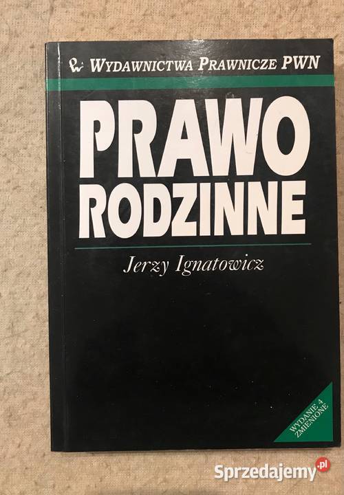 Prawo Rodzinne Jerzy Ignatowicz lubuskie sprzedam