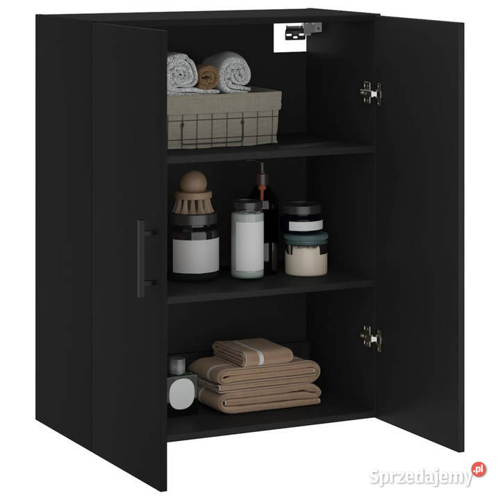 Szafka wisząca czarna 695x34x90 WM828445 mazowieckie Warszawa